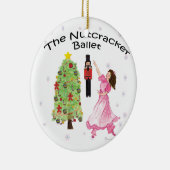 Twitt Beauful Clara in de Nutkraker Ballet Keramisch Ornament (Rechts)