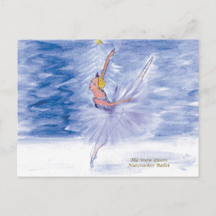 Twitt Snow Queen-Nutkraker Ballet van Marie L Briefkaart