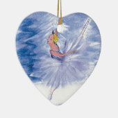 Twitt Snow Queen-Nutkraker Ballet van Marie L Keramisch Ornament (Rechts)