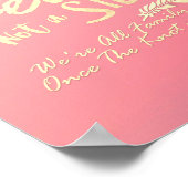 Twitteknoppen een zitplaats die geen zijkant is poster (Hoek)