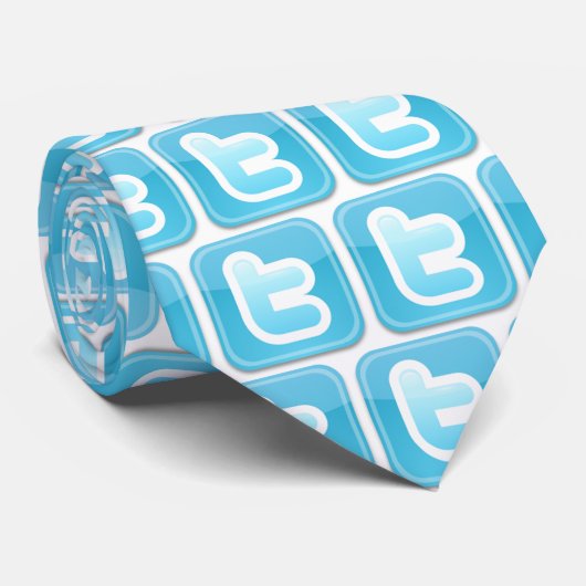 Twitter-achtig! Stropdas (Opgerold)