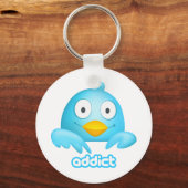 Twitter Addict Sleutelhanger (Voorkant)