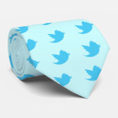Twitter Bird Stropdas (Opgerold)