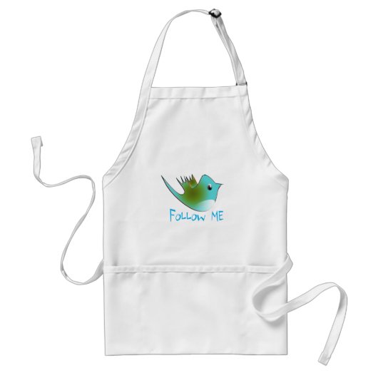 Twitter Birds Arpons Standaard Schort (Voorkant)
