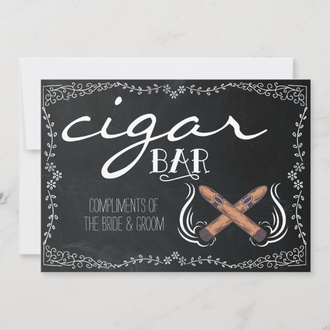 Twitter-bord | Sigar Bar (Voorkant)
