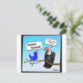 Twitter Briefkaart (Staand voorkant)