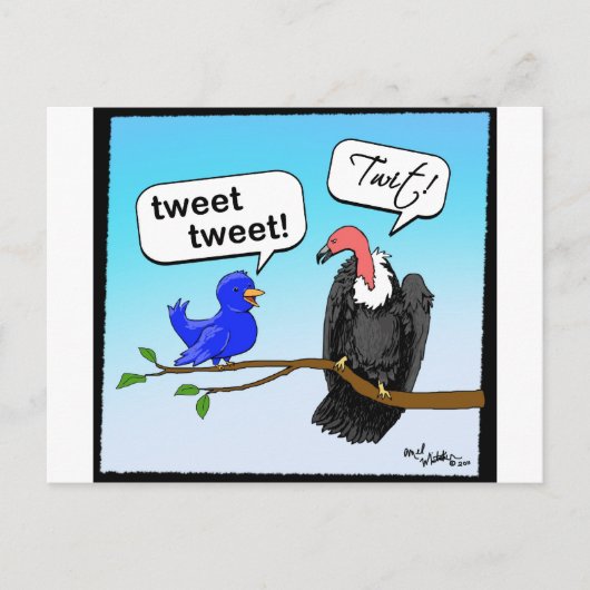 Twitter Briefkaart (Voorkant)
