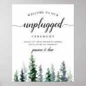 Twitter-ceremonie bij Timber Grove Unplugged Weddi Poster (Voorkant)