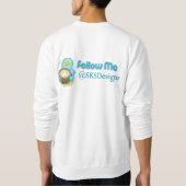 Twitter Coffee Bird Trui (Achterkant)