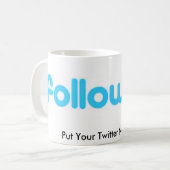 Twitter Cup Koffiemok (Voorkant links)