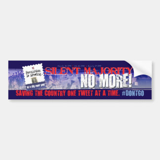 Twitter #dontgo Bumpersticker