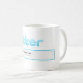 Twitter "Drink thee" Koffiemok (Voorkant rechts)