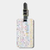 Twitter Emoji Bagagelabel (Voorkant verticaal)