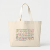 Twitter Emoji Grote Tote Bag (Voorkant)