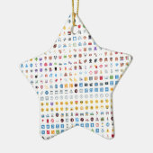 Twitter Emoji Keramisch Ornament (Links)