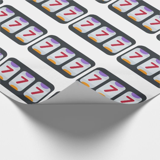 Twitter Emoji - Lucky 7 Cadeaupapier (Hoek)