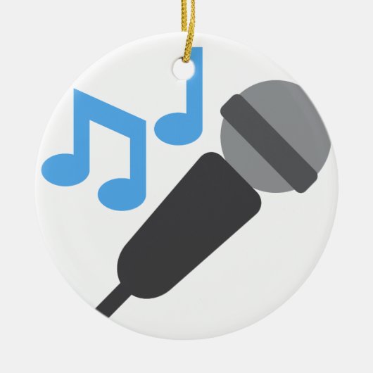 Twitter emoji - MIc Keramisch Ornament (Voorkant)