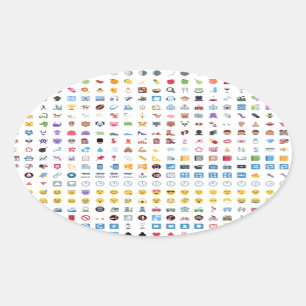 Twitter Emoji Ovale Sticker