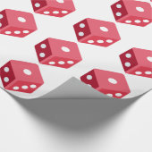 Twitter emoji - Red dice Cadeaupapier (Hoek)