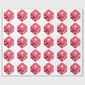 Twitter emoji - Red dice Cadeaupapier (Vlak)