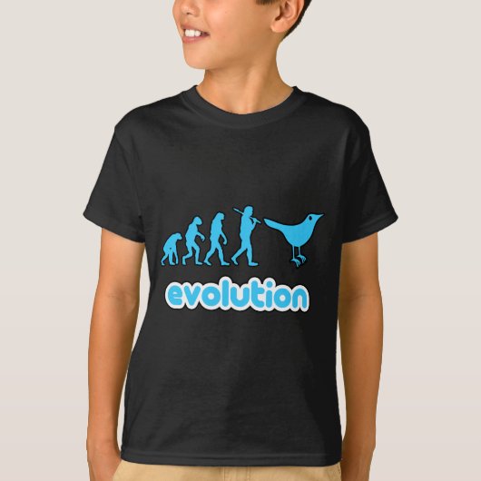 Twitter-evolutie T-shirt (Voorkant)