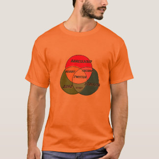 Twitter Facebook Reddit 4chan Narcissism Stalking T-shirt