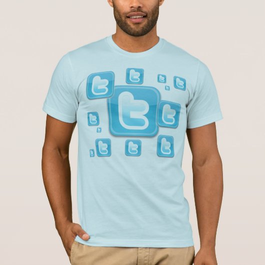 Twitter gek t-shirt (Voorkant)