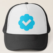 Twitter geverifieerd badge trucker pet (Voorkant)