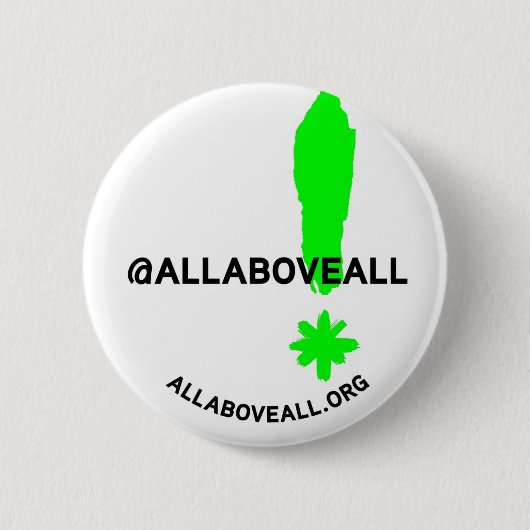 Twitter handle / Exclamation Ronde Button 5,7 Cm (Voorkant)