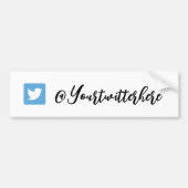 Twitter Handle Script sticker (Voorkant)