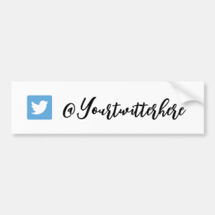 Twitter Handle Script sticker