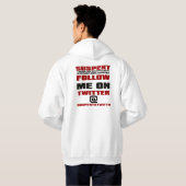 Twitter Hoodie (Achterkant volledig)