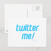 twitter me briefkaart (Voorkant / Achterkant)