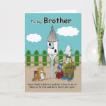 Twitter me grappig Brother Birthday-kaart Kaart<br><div class="desc">Hier is een geweldig klein grappig wenskaart op de verjaardag,  ideaal voor een vriend of familielid die een beetje opvrolijken nodig heeft!!</div>