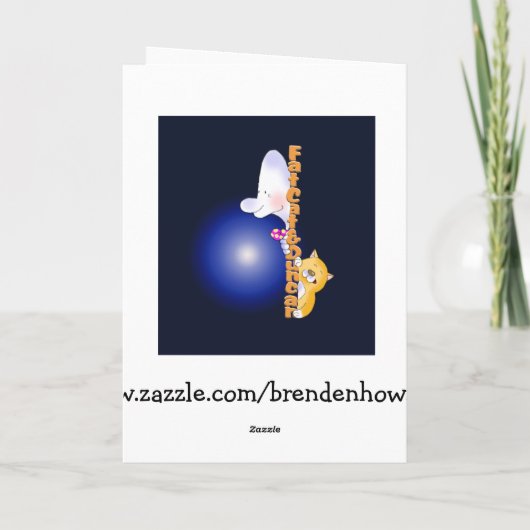 twitter me grappig Happy Birthday kaart (Achterkant)