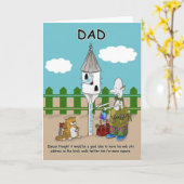 Twitter me grappig Papa Verjaardagskaart Kaart (Gele Bloem)