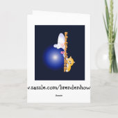 twitter me grappige zoon verjaardagskaart kaart (Achterkant)