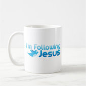 Twitter me Ik volg Jezus Christus Koffiemok (Links)