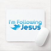 Twitter me Ik volg Jezus Christus Muismat (Met muis)