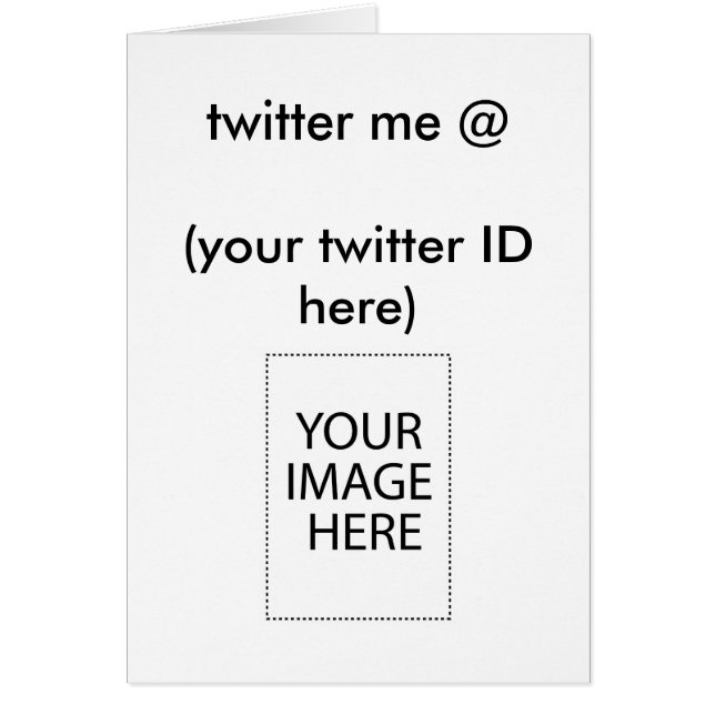 Twitter me @ (je twitter-ID hier) The MUSEUM (Voorkant)
