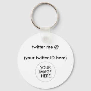 Twitter me @ (je twitter-ID hier) The MUSEUM Sleutelhanger