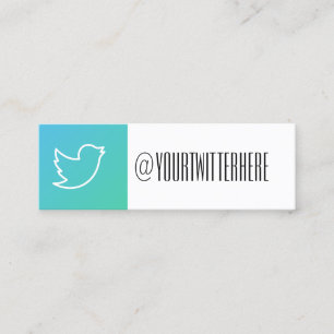 twitter modern social media visitekaartje