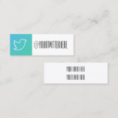 twitter modern social media visitekaartje (Voorkant / Achterkant)