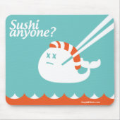 Twitter Mousepad - Stomme Fail Whale - Sushi Muismat (Voorkant)