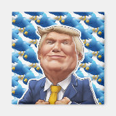 Twitter Obessed Trump Magneet (Voorkant)