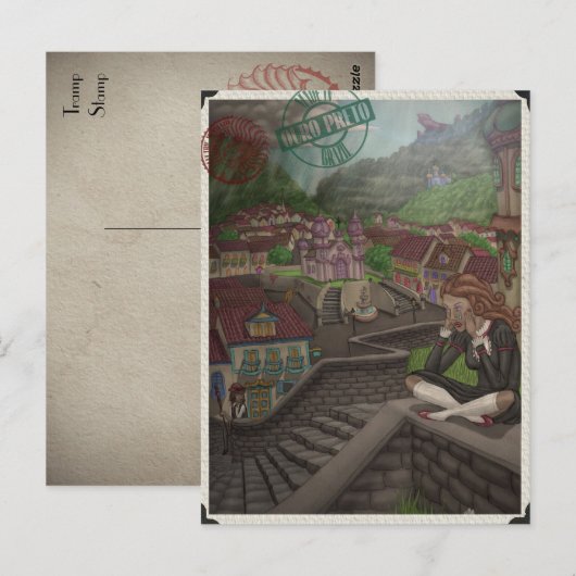 Twitter-ontwerper van Ordovitsj Briefkaart (Voorkant / Achterkant)