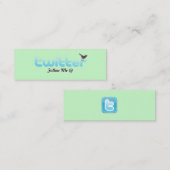 Twitter-profielkaart Contactkaartje (Voorkant / Achterkant)