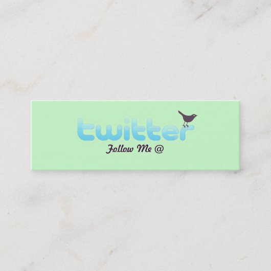 Twitter-profielkaart Contactkaartje (Voorkant)