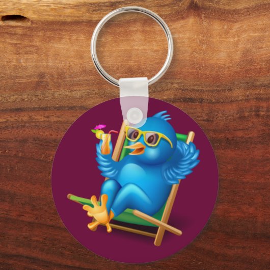 Twitter Relax Sleutelhanger (Voorkant)