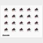Twitter Ronde Sticker (Vel)